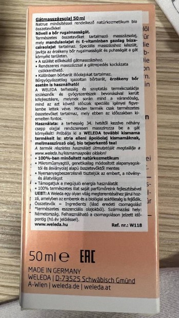 Weleda gtmasszzs olaj 50ml