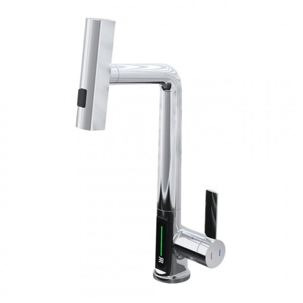 Welland FH-3428-5 mosogató smart csaptelep - kihúzható multifunkciós