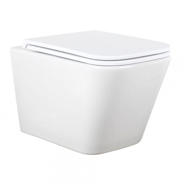 Welland Rimless W2390 fali WC cssze + soft-close slim WC lke