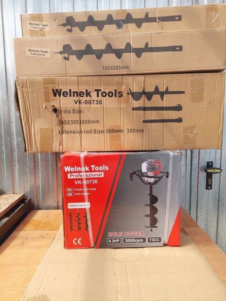 Welnek Tools benzines talajfr 73cm3 6.3LE 3db frszrral VK-00730