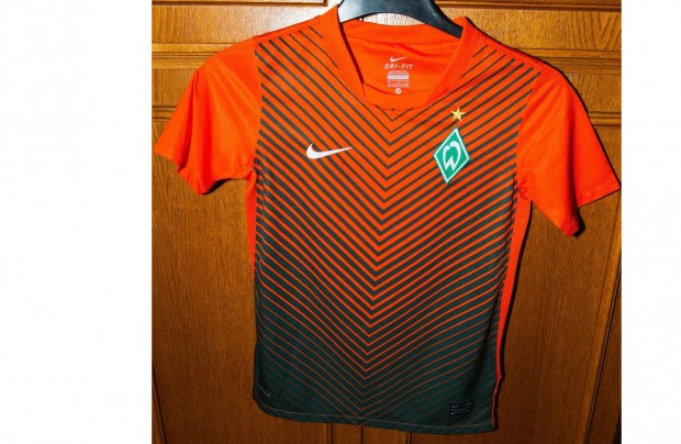 Werder Bremen narancssárga eredeti Nike gyerek focimez (M,152)