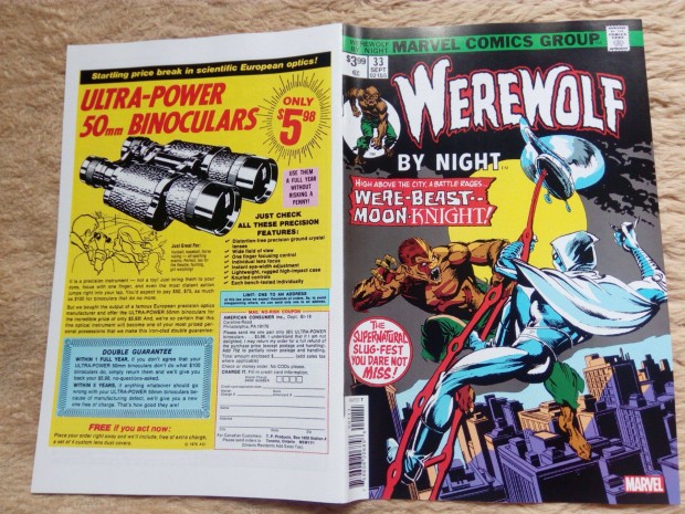 Werewolf by night 33. szm Holdlovag Marvel kpregny elad!