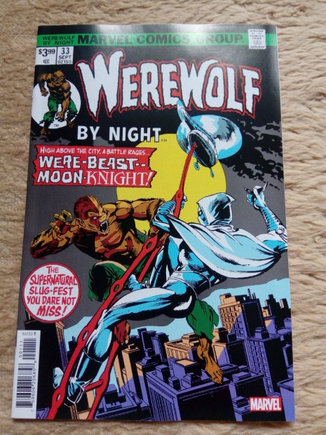 Werewolf by night Marvel képregény 33. száma eladó (benne: Holdlovag)!