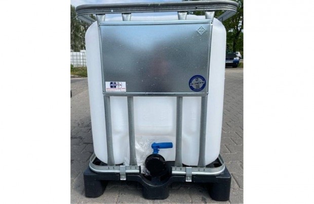 Werit MX-640 literes, manyag raklapos, lelmiszeres IBC tartyok