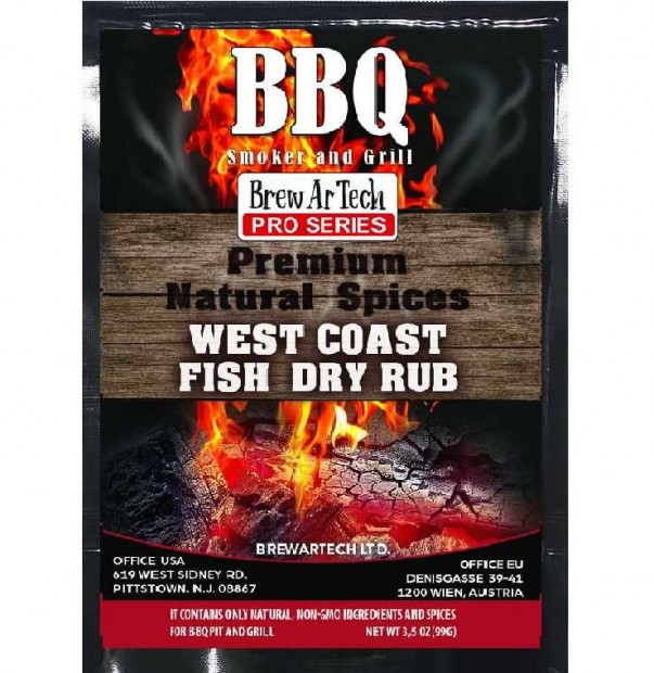 West Coast Fish Dry Rub fszerkeverk 100g  (2911)