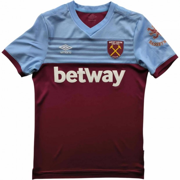 West Ham United 2019-20 Umbro hazai foci mez S-es