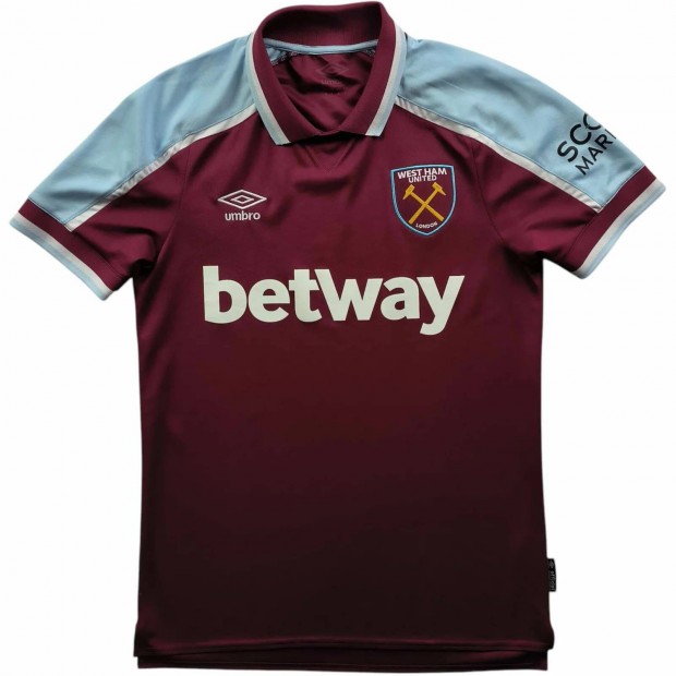 West Ham United 2021-22 Umbro hazai foci mez S-es