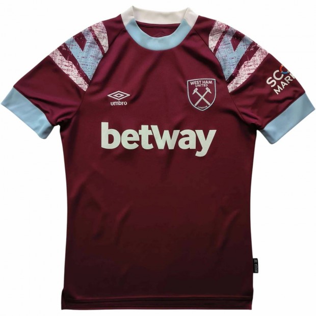 West Ham United 2022-23 Umbro hazai foci mez S-es