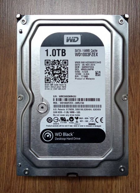 Western Digital 1TB Black 3,5" HDD
