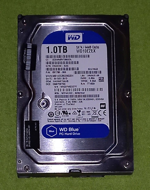 Western Digital 1 TB HDD (WD10Ezex) 100/100