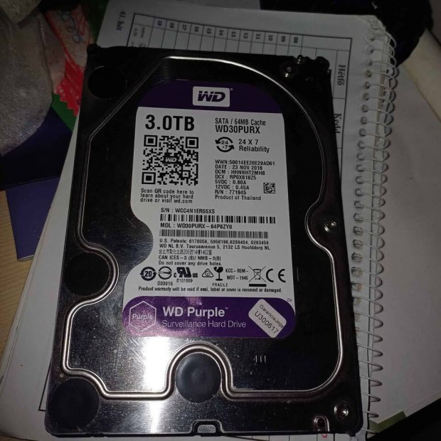 Western Digital 3Tb hdd