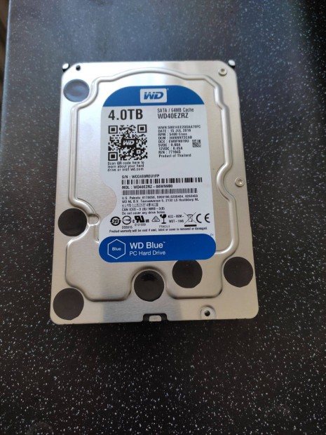 Western Digital 4TB winchester eladó