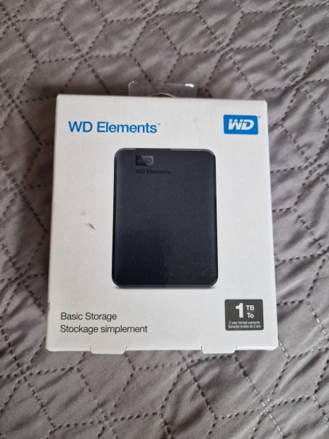 Western Digital Elements 1TB USB 3.0 kls merevlemez