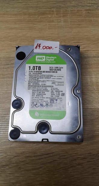 Western Digital HDD meghajt 1TB