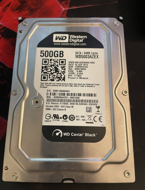 Western Digital WD Black 500GB 3.5"