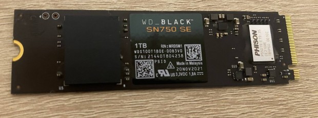 Western Digital WD Black SN750 SE 1TB M.2 Pcie ssd 