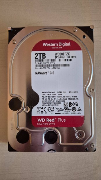 Western Digital WD Red Plus 2TB 5400rpm HDD 128MB CACHE - WD20Efzx