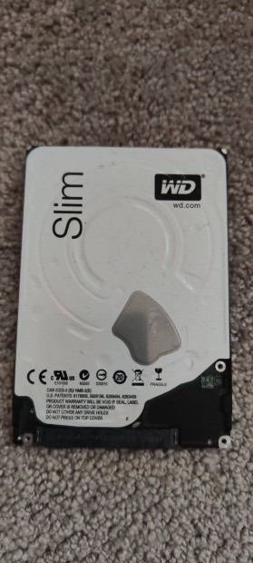 Western digital blue slim laptop HDD kls adapterrel. 1TB trhely Kl