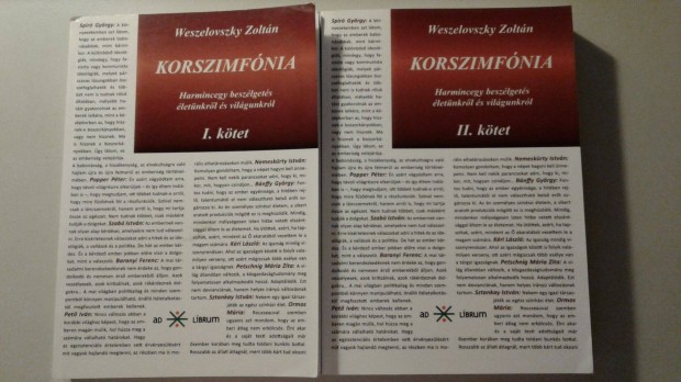 Weszelovszky Zoltán - Korszimfónia I-II (Tényirodalom) Jó áron!