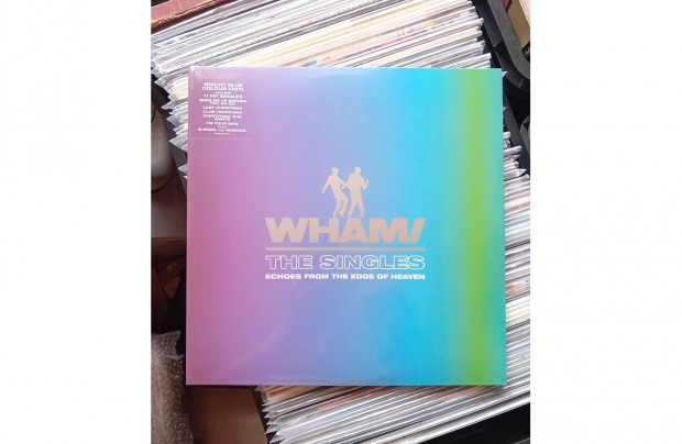 Wham! - The Singles Blue Vinyl Dupla Bakelit Lemez LP Bontatlan