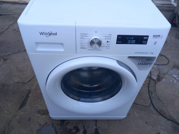 Whirlpool 6. Erzek fresh care goz inverter 7 kg mosogep