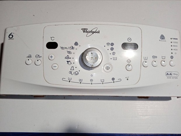 Whirlpool AWE 8725 mosgp programkapcsol, kezelpanel bontott elad