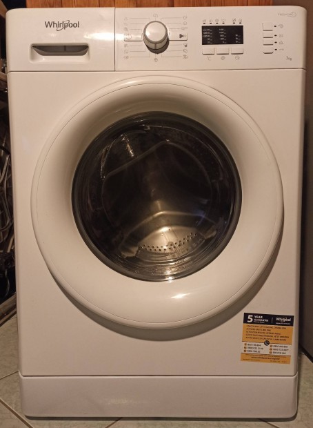 Whirlpool elöltöltős mosógép szép állapotban eladó