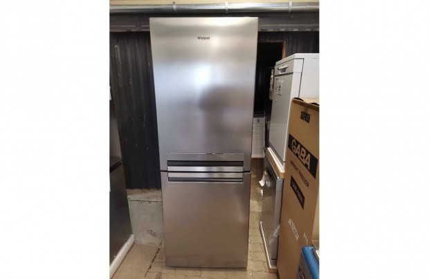 Whirlpool inox No Frost-os kombi htszekrny garancival