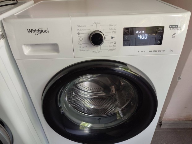 Whirlpool keskeny Inverter motoros elöltöltős mosógép