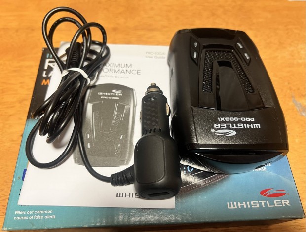 Whistler Pro-93Gxi GPS RADAR- s Lzerdetektor