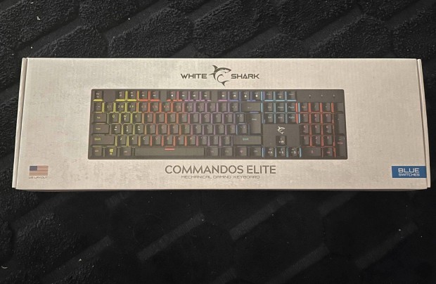 White Shark Commandos Elite Bontatlan Gaming Billentyzet