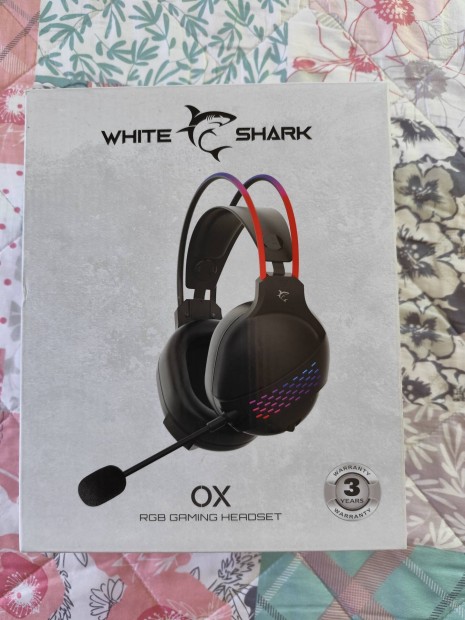 White shark gamer fejhallgat 