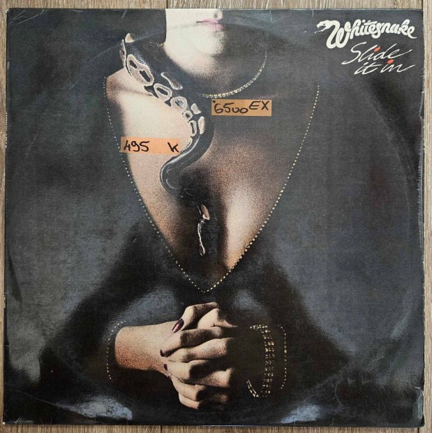 Whitesnake Slide It In bakelit lemez, hanglemez LP (495)