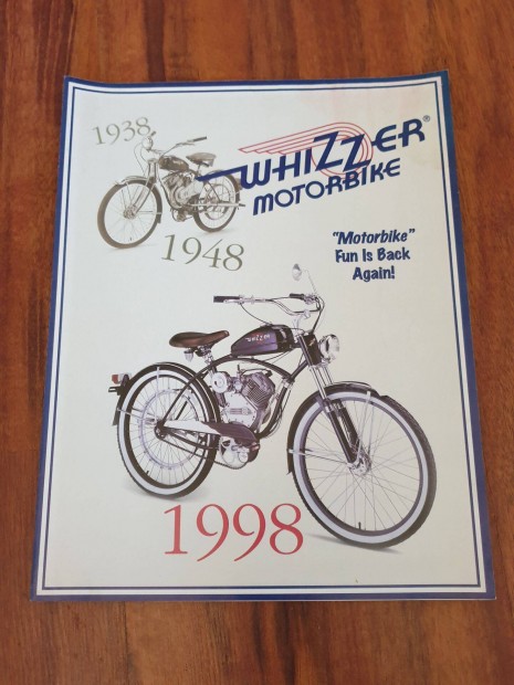 Whizzer Motorbike Prospektus 1998 Ritkasg !!