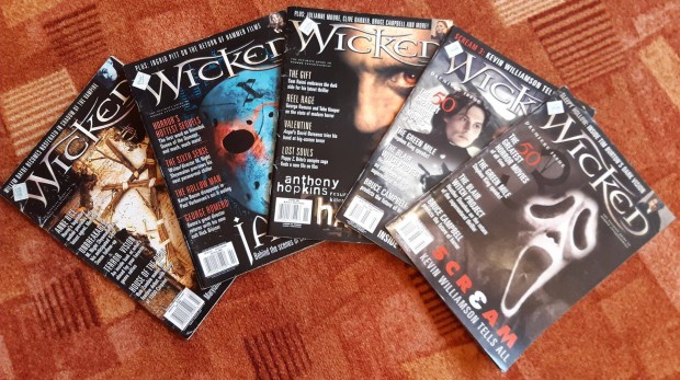 Wicked angol nyelv horrormagazinok