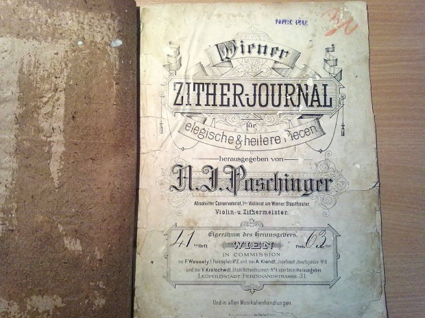 Wiener Zither - Journal fr elegische & heitere Piecen (Ritkasg)