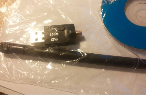 Wifi Lan WLAN USB adapter s antenna max 300 Mbps