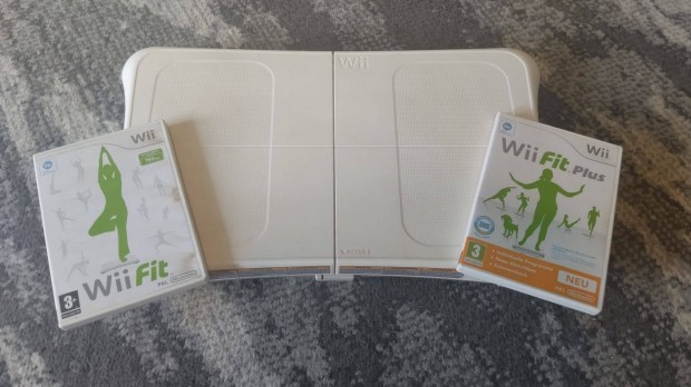 Wii Balance Board + Wii Fit + Wii Fit Plus