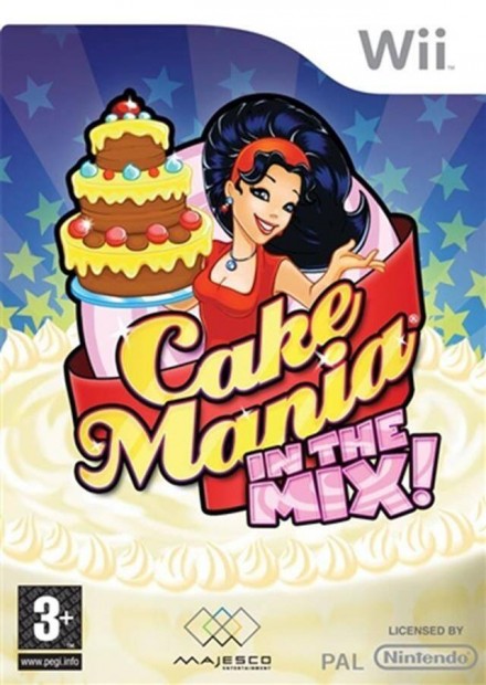 Wii jtk Cake Mania In The Mix