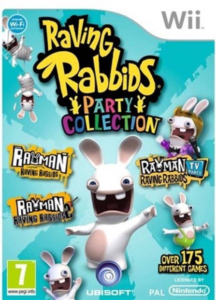 Wii jtk Raving Rabbids Party Collection
