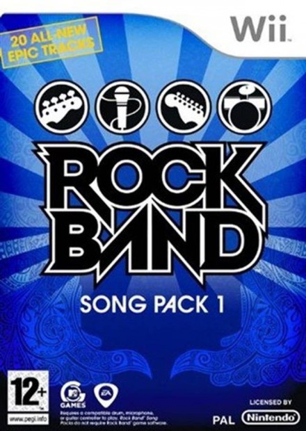 Wii jtk Rock Band Song Pack 1