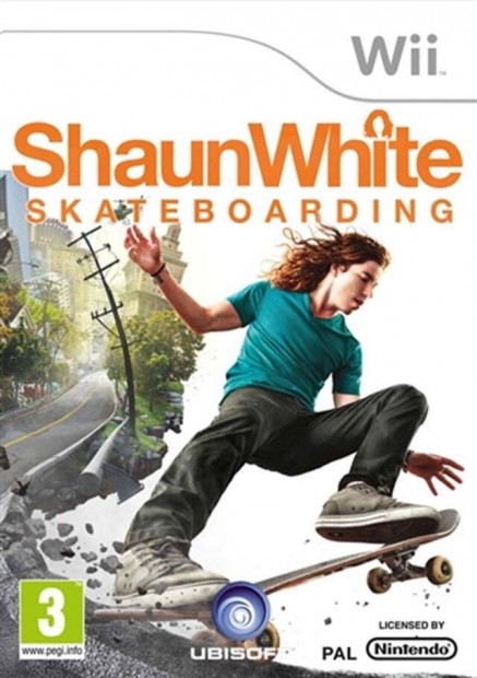Wii jtk Shaun White Skateboarding