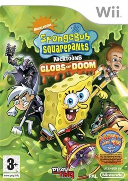 Wii jtk Spongebob Squarepants - Glob of Doom