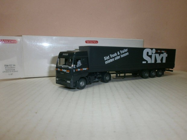 Wiking 516.0236 - Iveco Euro - slepper kamion - 1:87