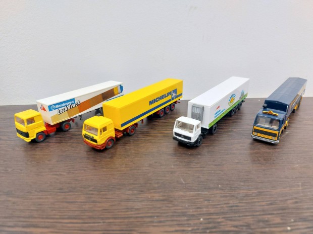 Wiking H0 1:87 kamionmodellek, Mercedes, Volvo, Ford