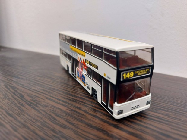 Wiking MAN BVG emeletes busz H0 1:87