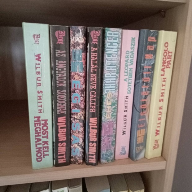 Wilbur Smith 8 db-os knyvcsomag 