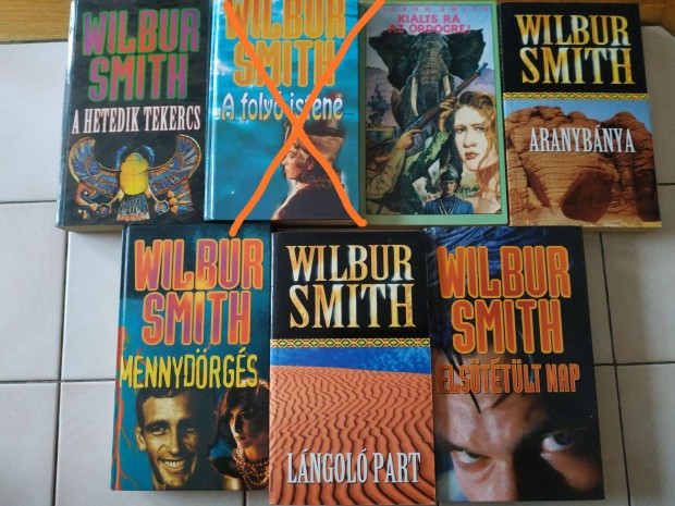 Wilbur Smith könyvek