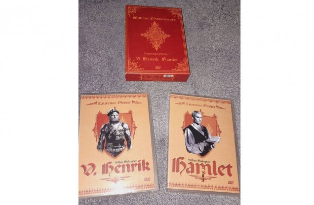 William Shakespeare - Hamlet s V. Henrik (1944) 2 DVD - j Flis