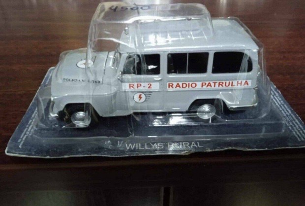 Willys Rural Wagon Brazil police kisauto modell 1/43 Elad